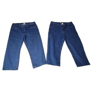 Vintage Haband Tailgater Jeans Men 38S Lot of 2 Work Wear